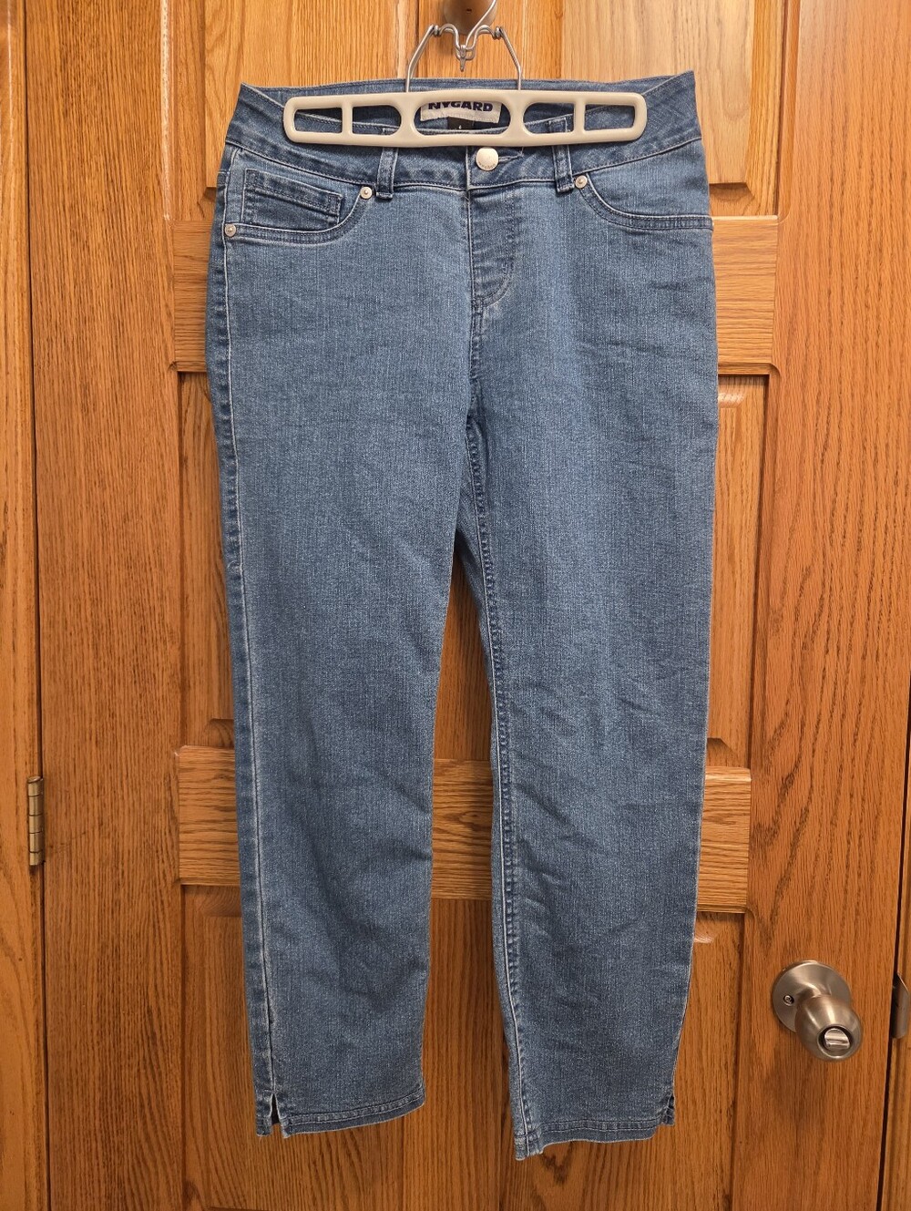 Nygard Women's Blue Capri Strech Denim Jeans